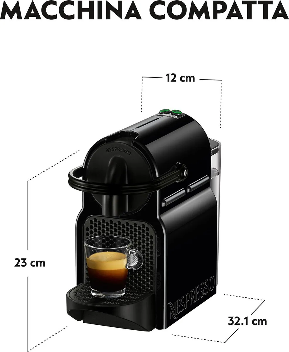 De'Longhi Inissia EN 80.BAE Espressomachine - Zwart - afbeelding 6 van 6