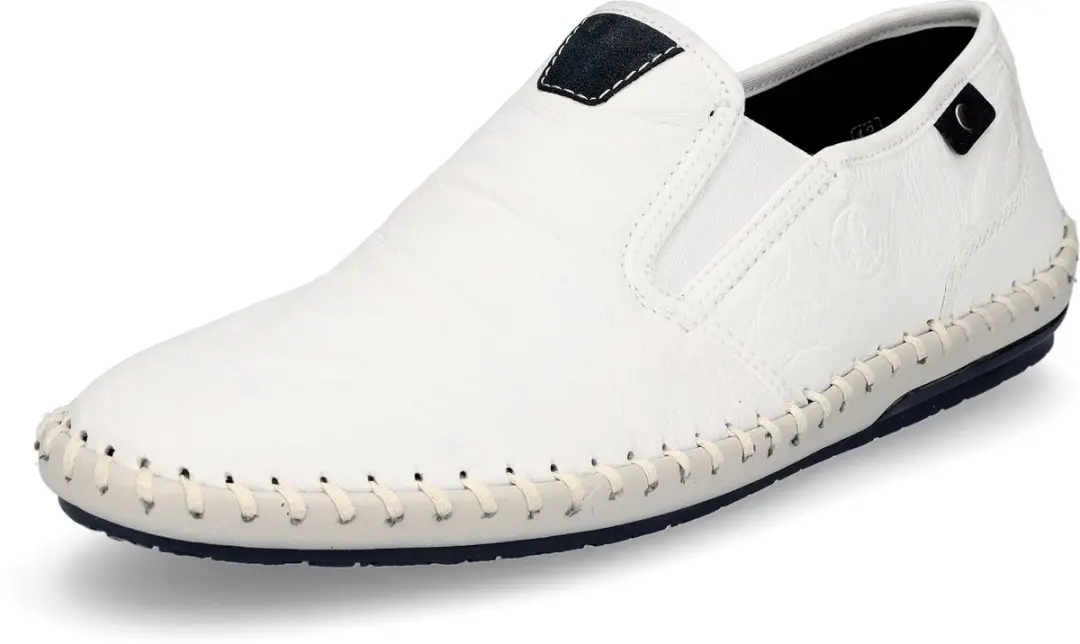 Rieker herenschoen slip-on wit