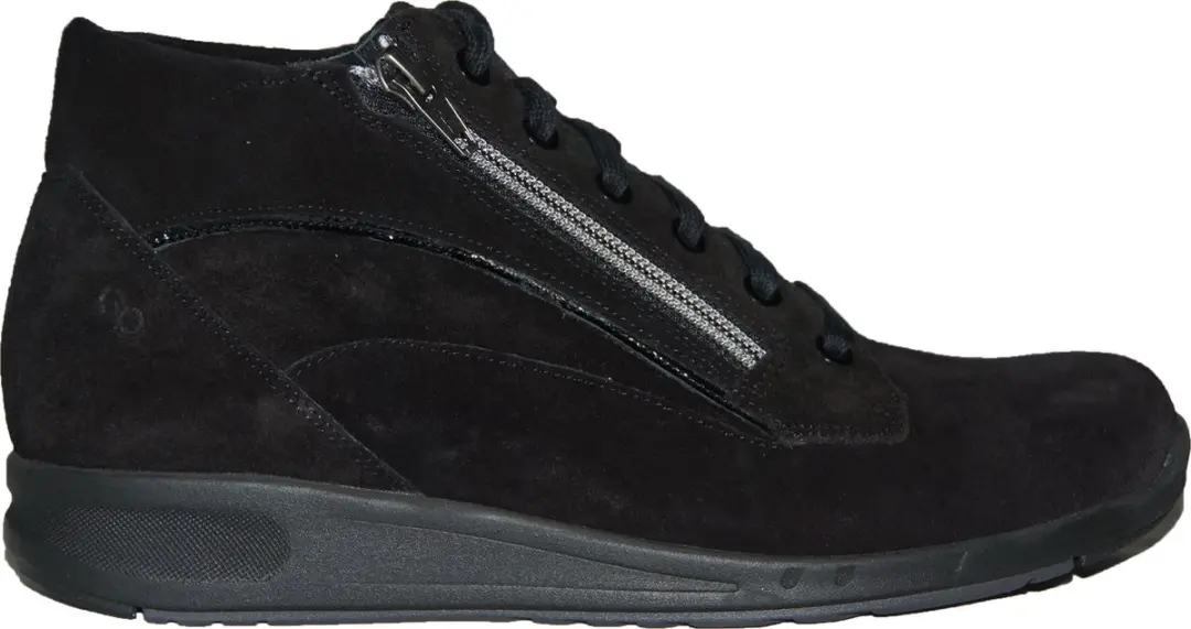 Durea 9683 wijdte G Kleur: Zwart Suede Maat: 5 (38)