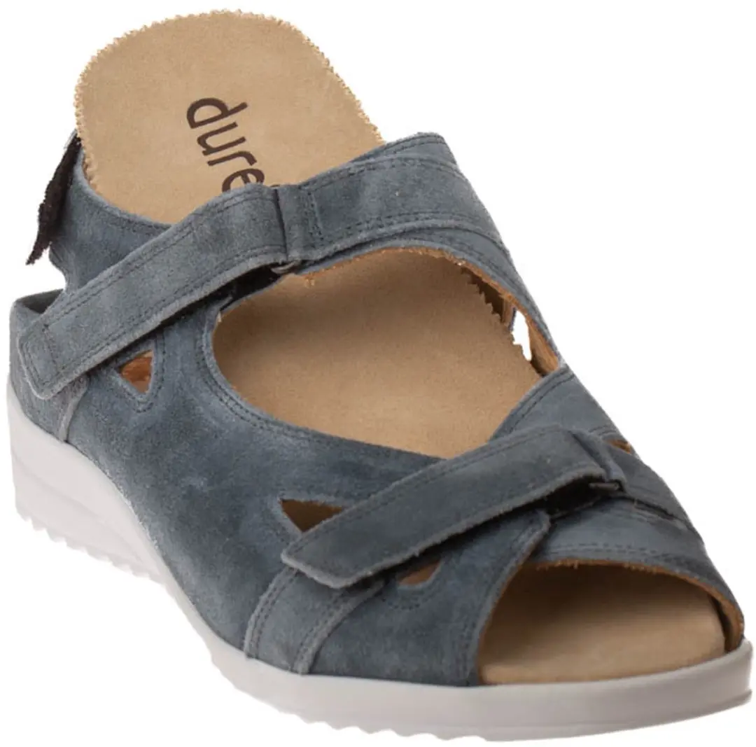 Durea Sandaal 7419 - Wijdte H - Blauw - Maat 37