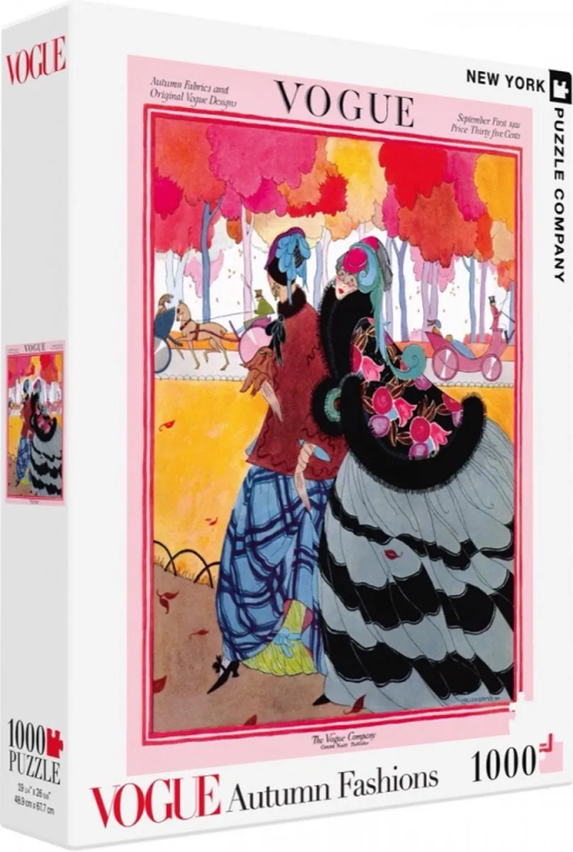 The New York Puzzle Company Vogue Autumn Fashions Puzzel - 1000 Stuks - Multi