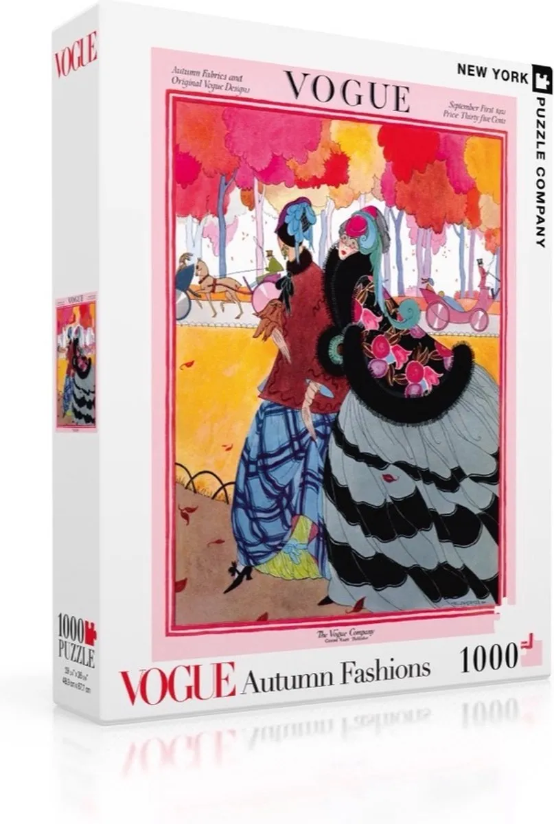 The New York Puzzle Company Vogue Autumn Fashions Puzzel