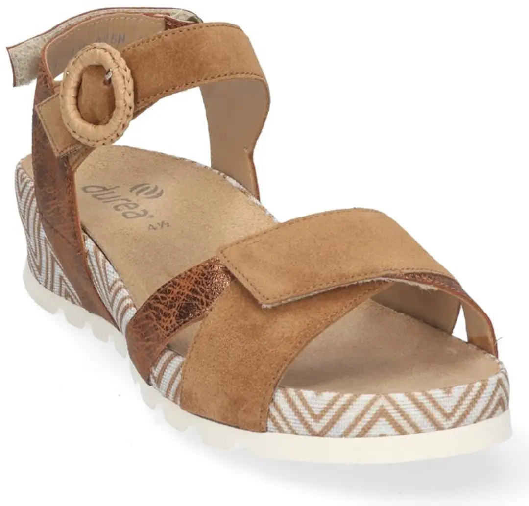 Durea 7425 Herenschoenen - Cognac - Maat 41