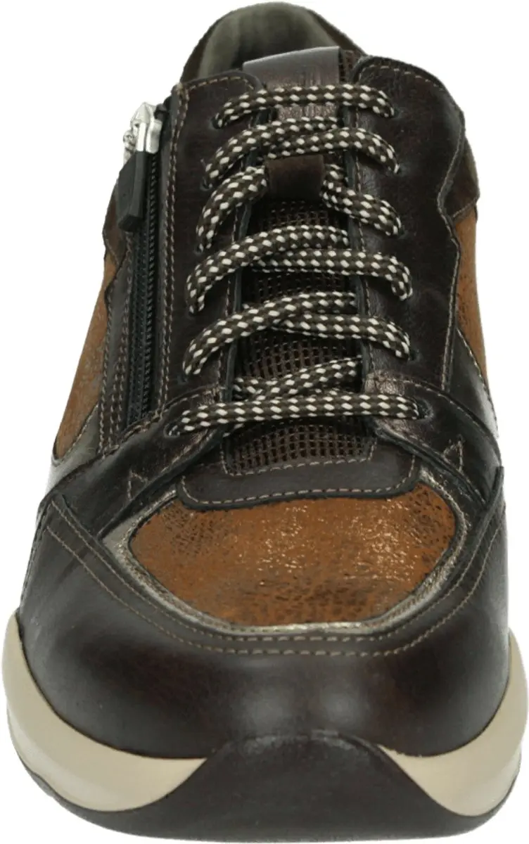 Durea 6295 H Lage Sneakers - Bruin - Maat 41