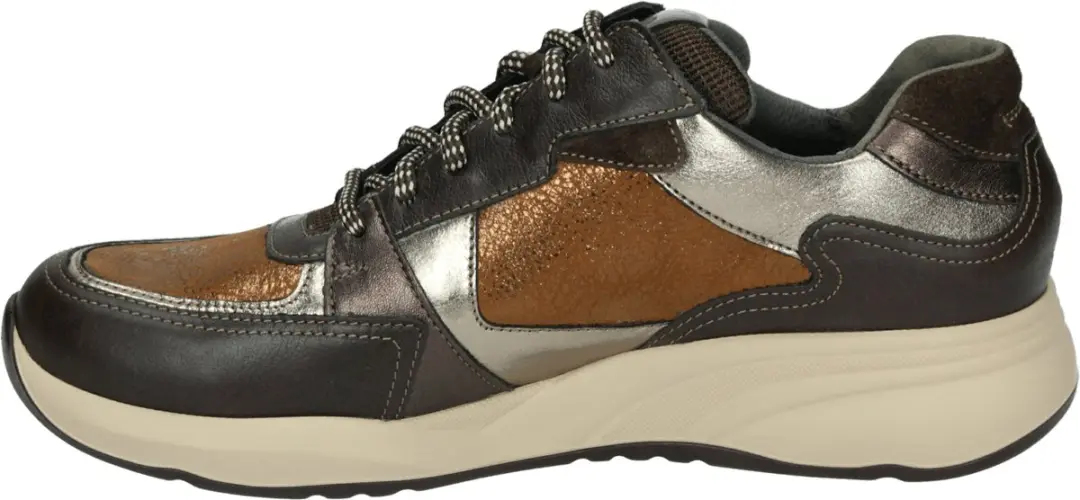 Durea 6295 H Lage Sneakers - Bruin - Maat 41