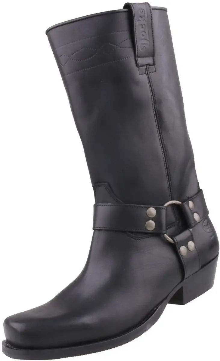 Dockers by Gerli heren bikerlaarzen 030140-002001 zwart