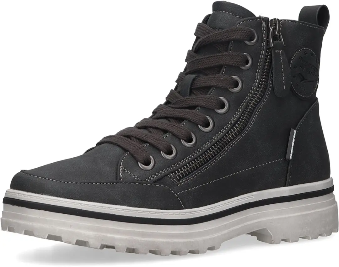 Dockers by Gerli Dames Laarzen Boots 49VR310-630-230 asfalt gevoerd