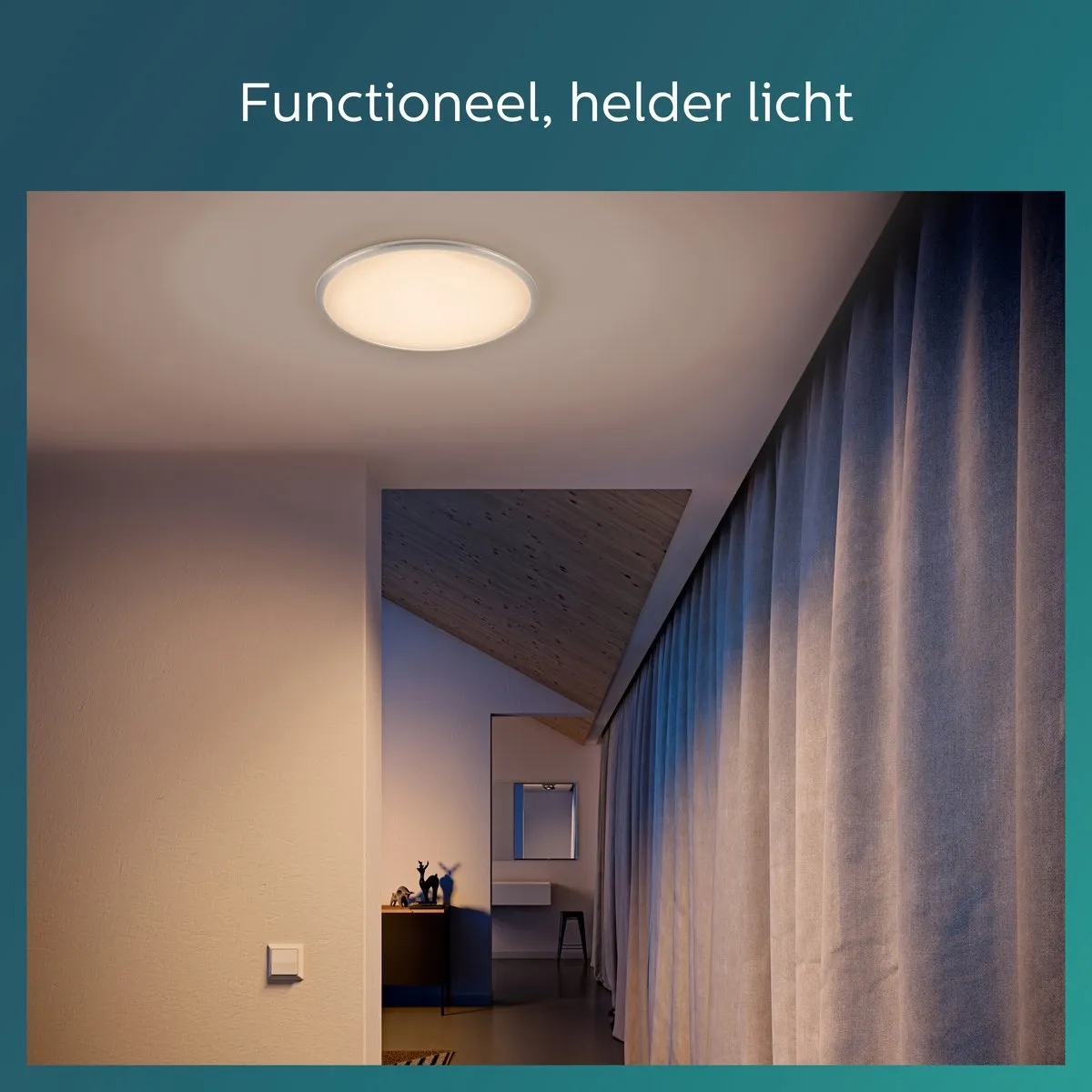 Philips Twirly Plafondlamp 17W - Warmwit - Ø29cm