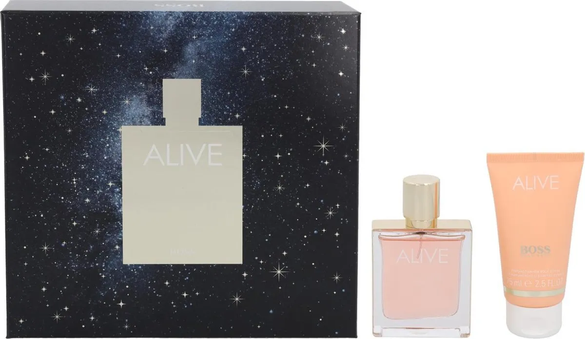 Hugo Boss Alive Geschenkset - Eau de Parfum 50ml + Bodylotion 75ml
