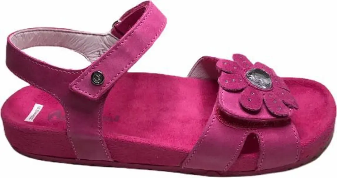 Naturino velcro bloemen sandalen 4981 fuxia mt 35