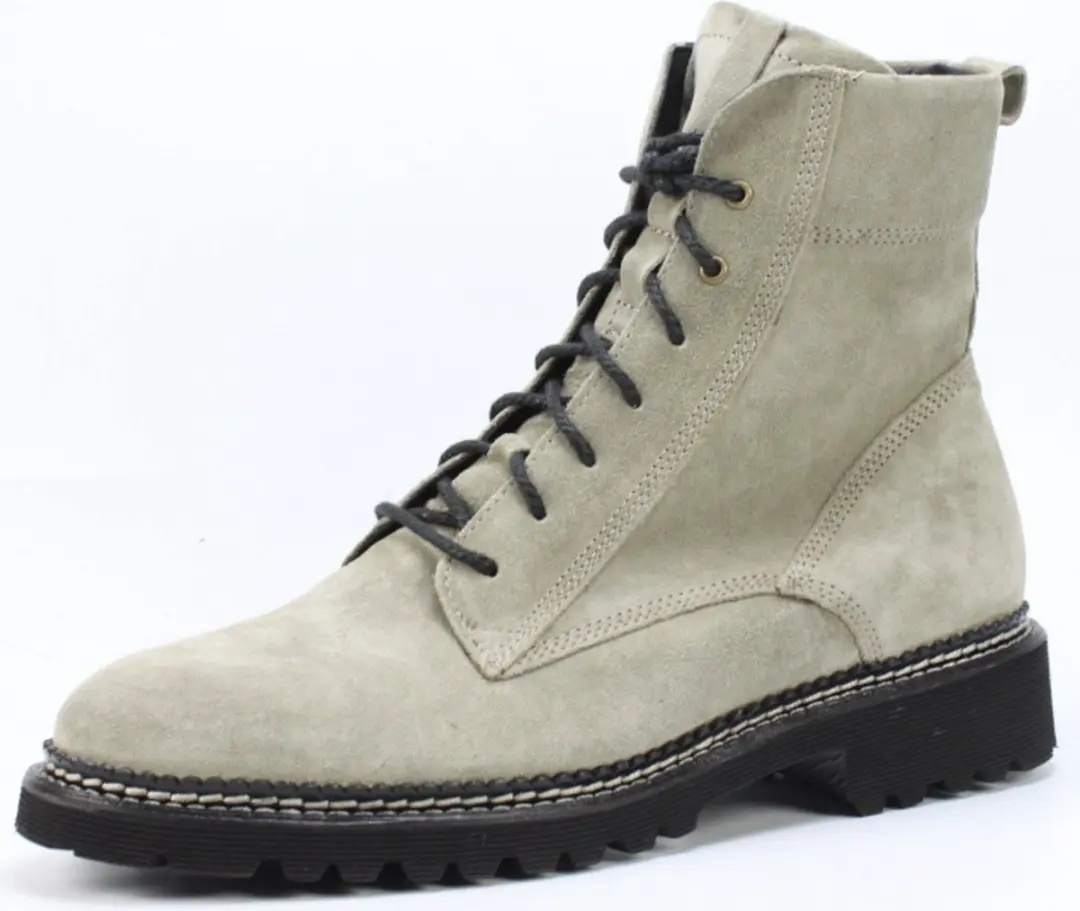 Durea Veterboot 9722 185 9896 Wijdte H Taupe Grijs Suède