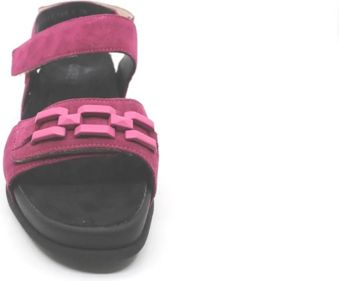 Durea 7423 Fuchsia Sandaal - Wijdte H