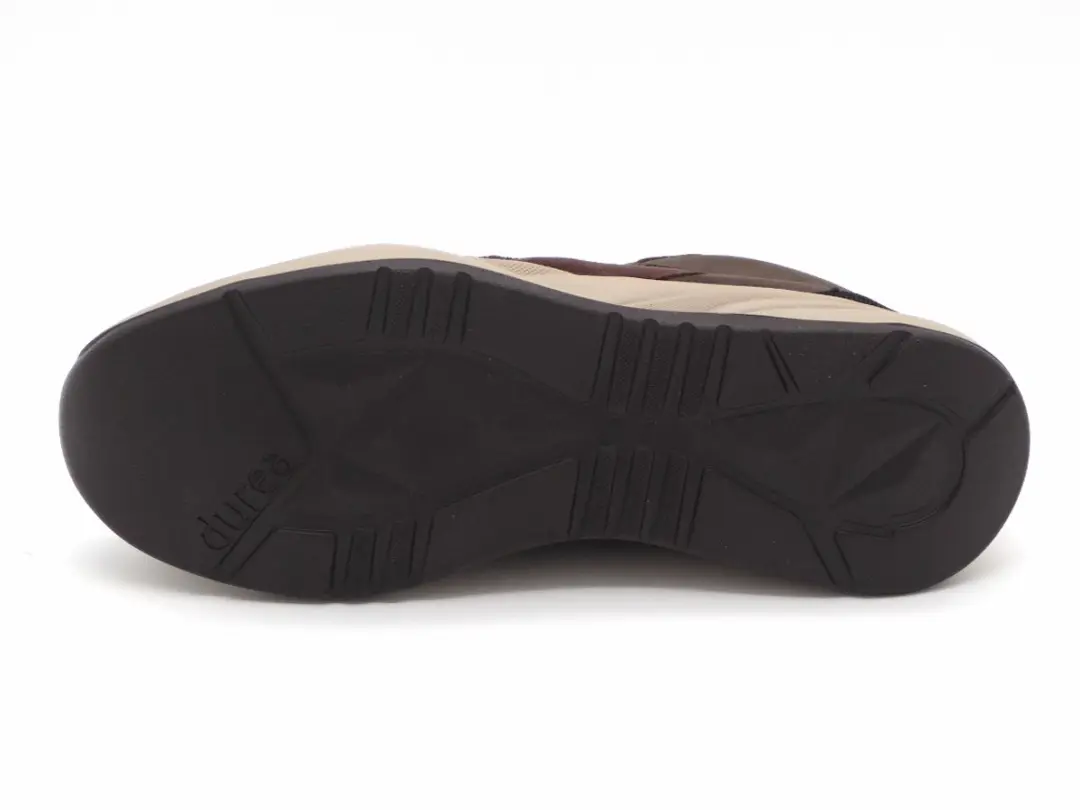 Durea Flex Dames Veterboot 9835-605-2365 - Bruin - Maat 41