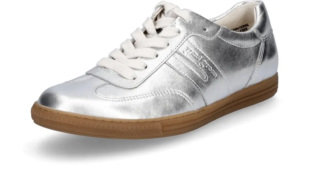 Paul Green dames sportschoenen zilver metallic 4.5