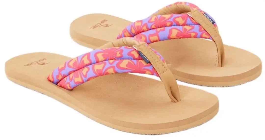 Rip Curl Freedom Plush Bloom Slippers Beige EU 41 Vrouw