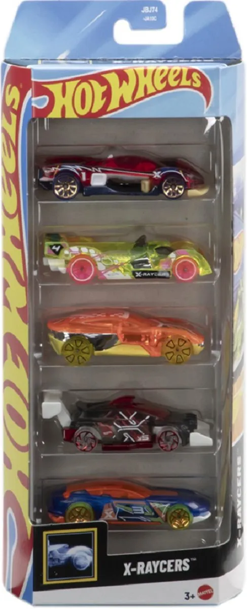 Hot Wheels X-Racers 5-in-Box JA10C