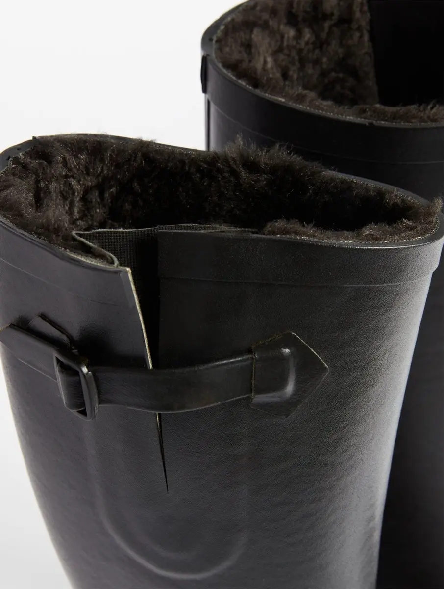 Aigle Aiglentine Fur Regenlaarzen 37 - Zwart