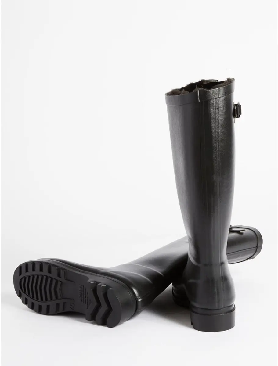 Aigle Aiglentine Fur 2NL Regenlaarzen - Zwart