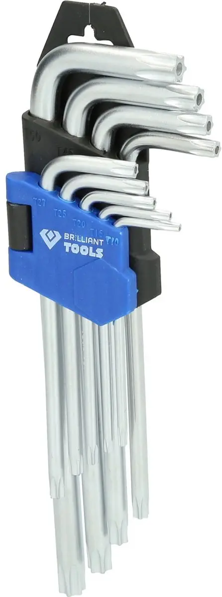 Brilliant Tools BT044009 Haakse Schroevendraaierset