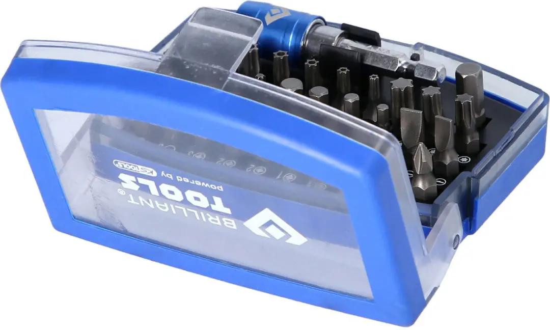 Brilliant Tools BT053032 Schroevendraaierbitset 32-delig - Hout