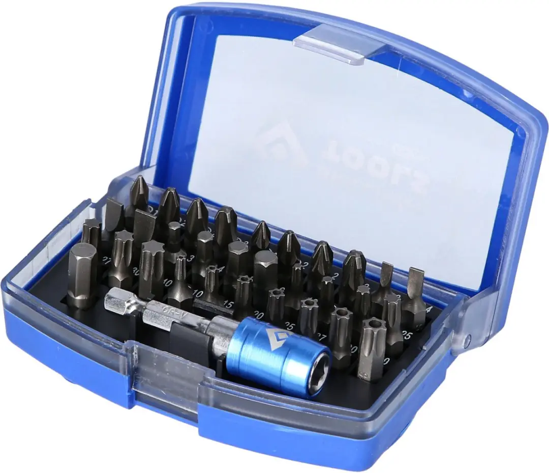 Brilliant Tools BT053032 Schroevendraaierbitset 32-delig - Hout