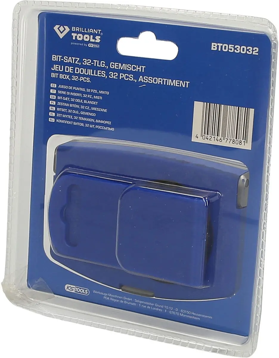 Brilliant Tools BT053032 Schroevendraaierbitset 32-delig - Hout