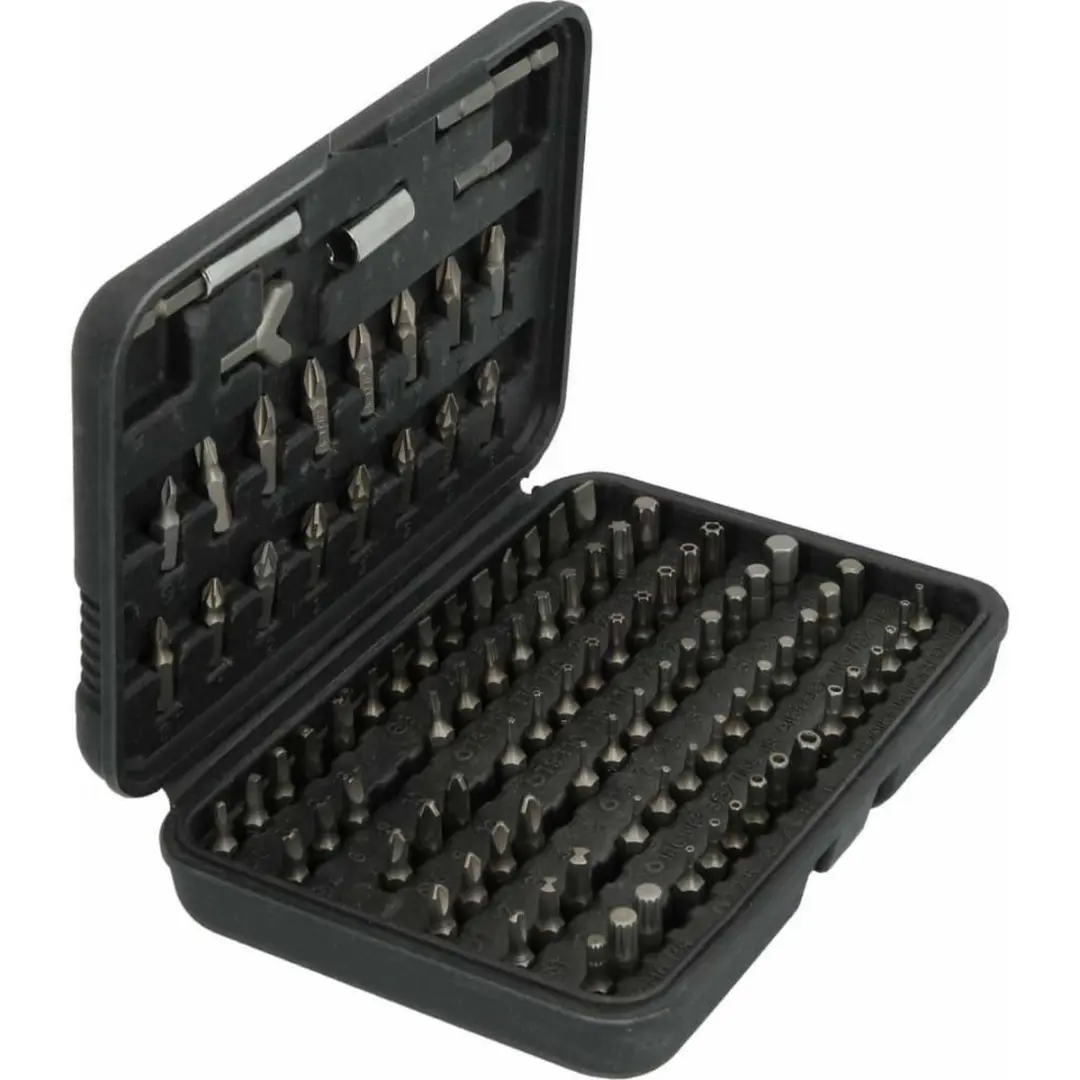 Brilliant Tools BT053100 Schroevendraaierbitset 100-delig - Hout