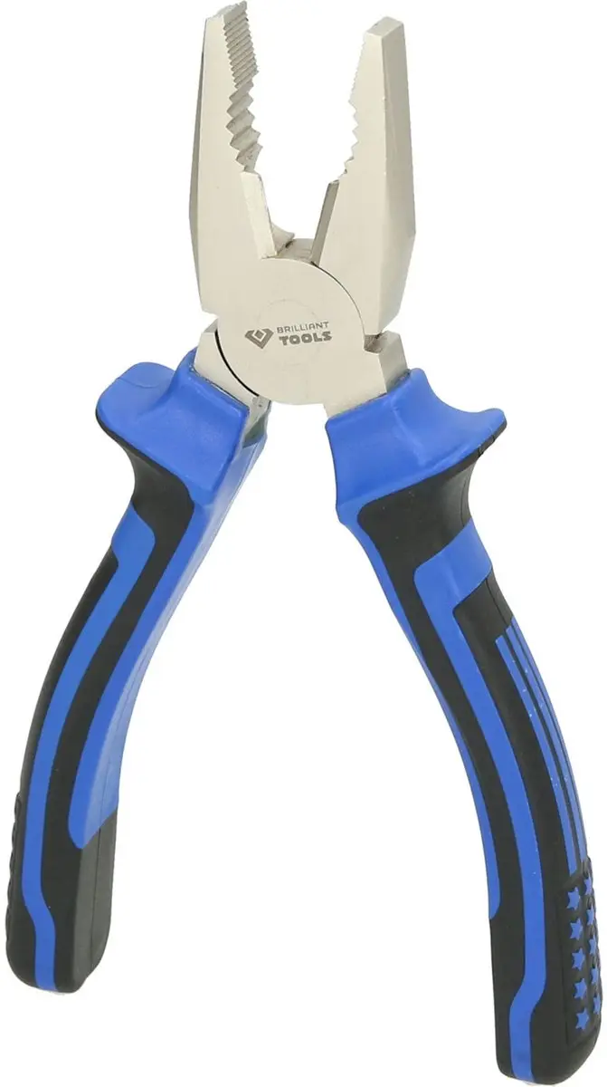 BRILLIANT TOOLS Combinatietang 18 cm staal