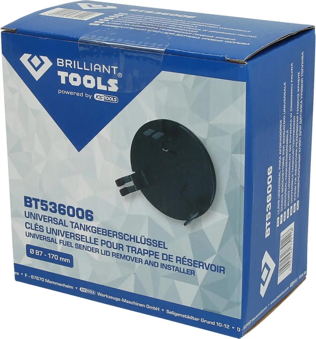 Brilliant Tools BT536006 Universele Brandstofvlottersleutel - Zwart