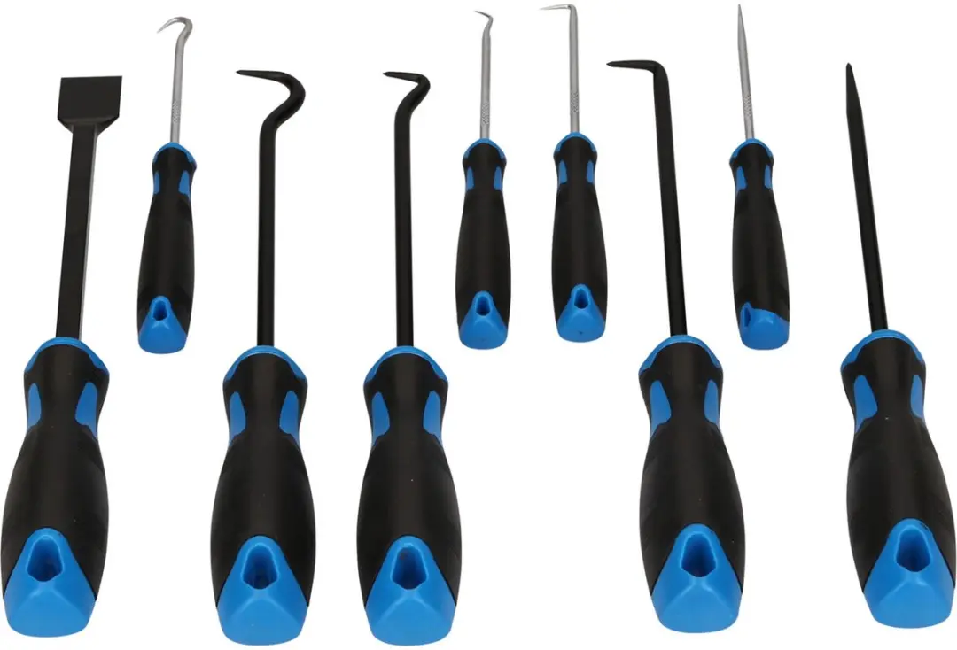 Brilliant Tools 9-delige Schraper- en Haken-Set - Inhoudsdoos