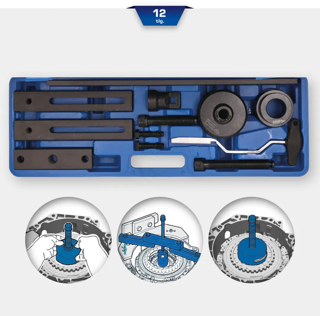 Brilliant Tools DSG-Koppelingsgereedschapsset BT641220 - 11-delig - Blauw