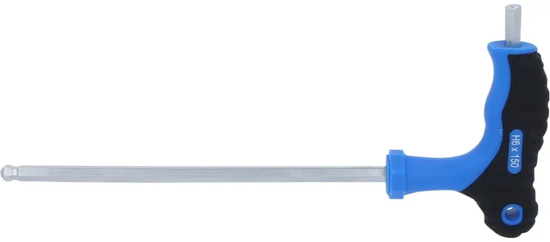 Brilliant Tools BT041006 T-greep Inbussleutel 6,0x150mm - Blauw/Zwart