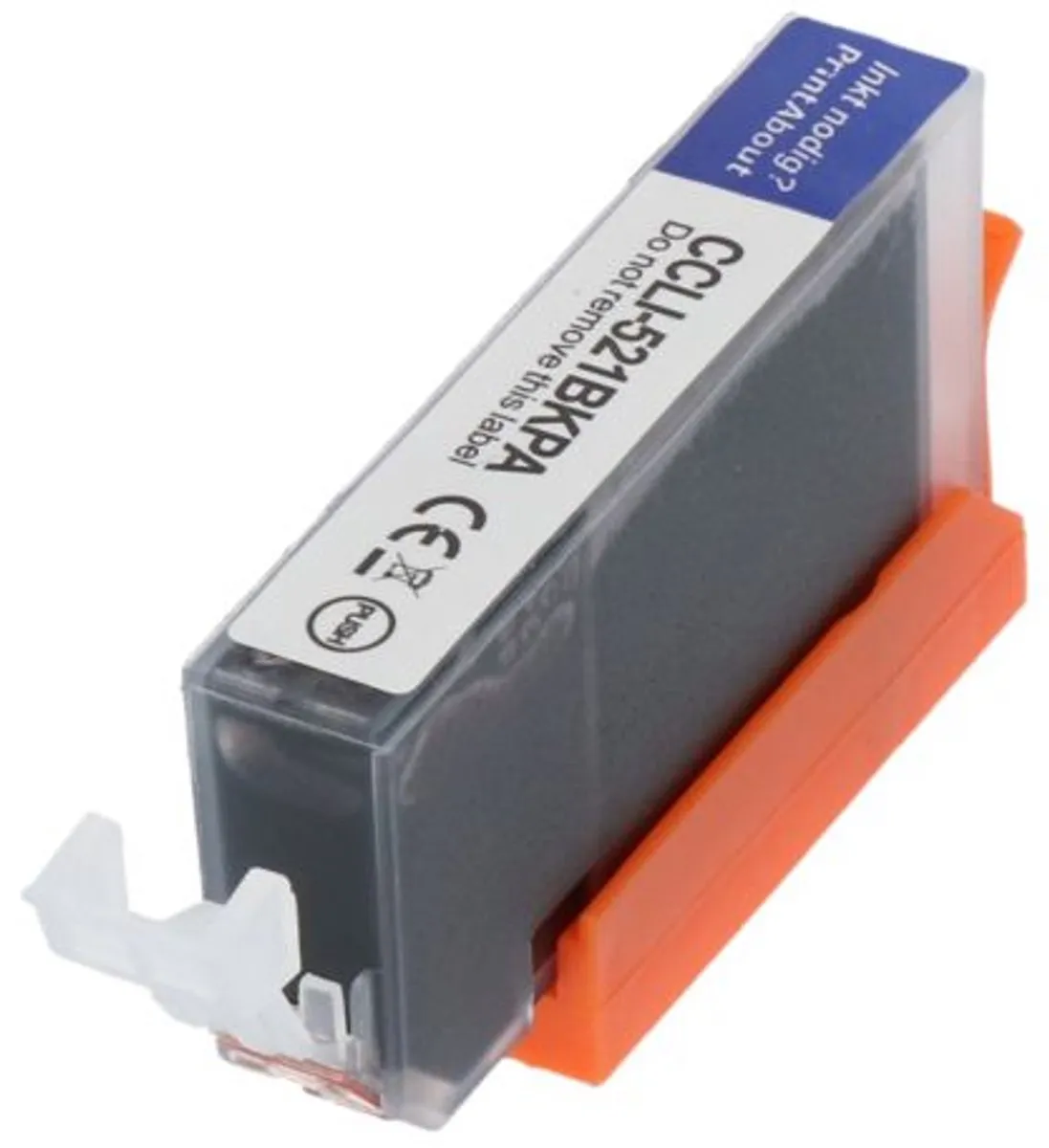 PrintAbout CLI-521BK Inktcartridge - 13ml - Zwart