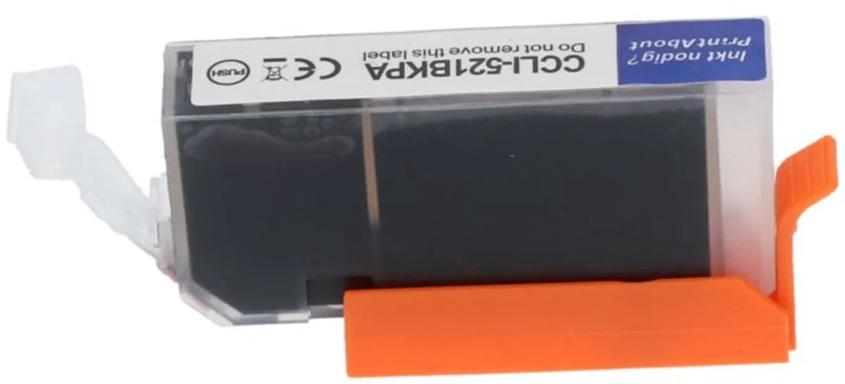 PrintAbout CLI-521BK Inktcartridge - 13ml - Zwart