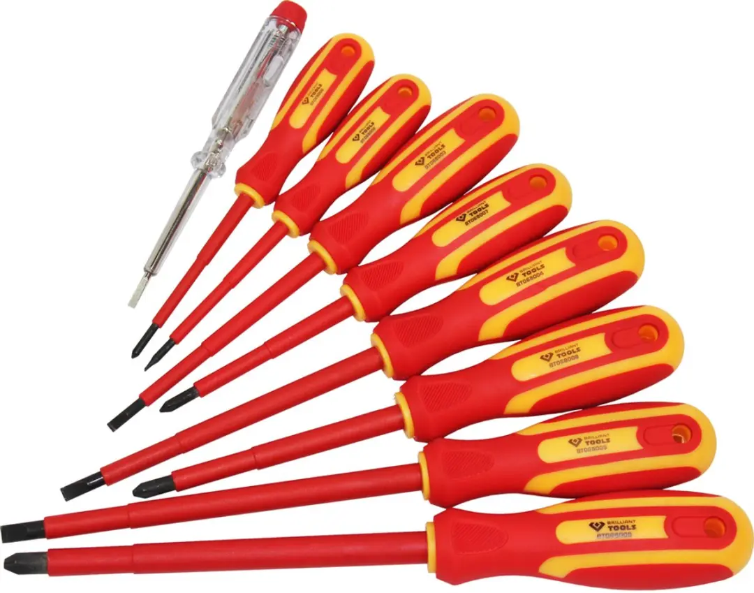 Brilliant Tools BT068010 Schroevendraaierset - 9-delig