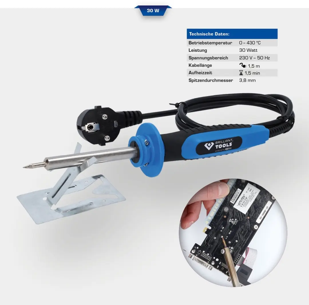 Brilliant Tools BT124030 Soldeerbout 30W