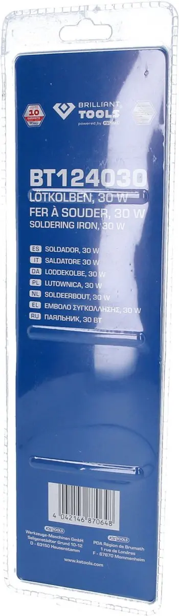 Brilliant Tools BT124030 Soldeerbout 30W