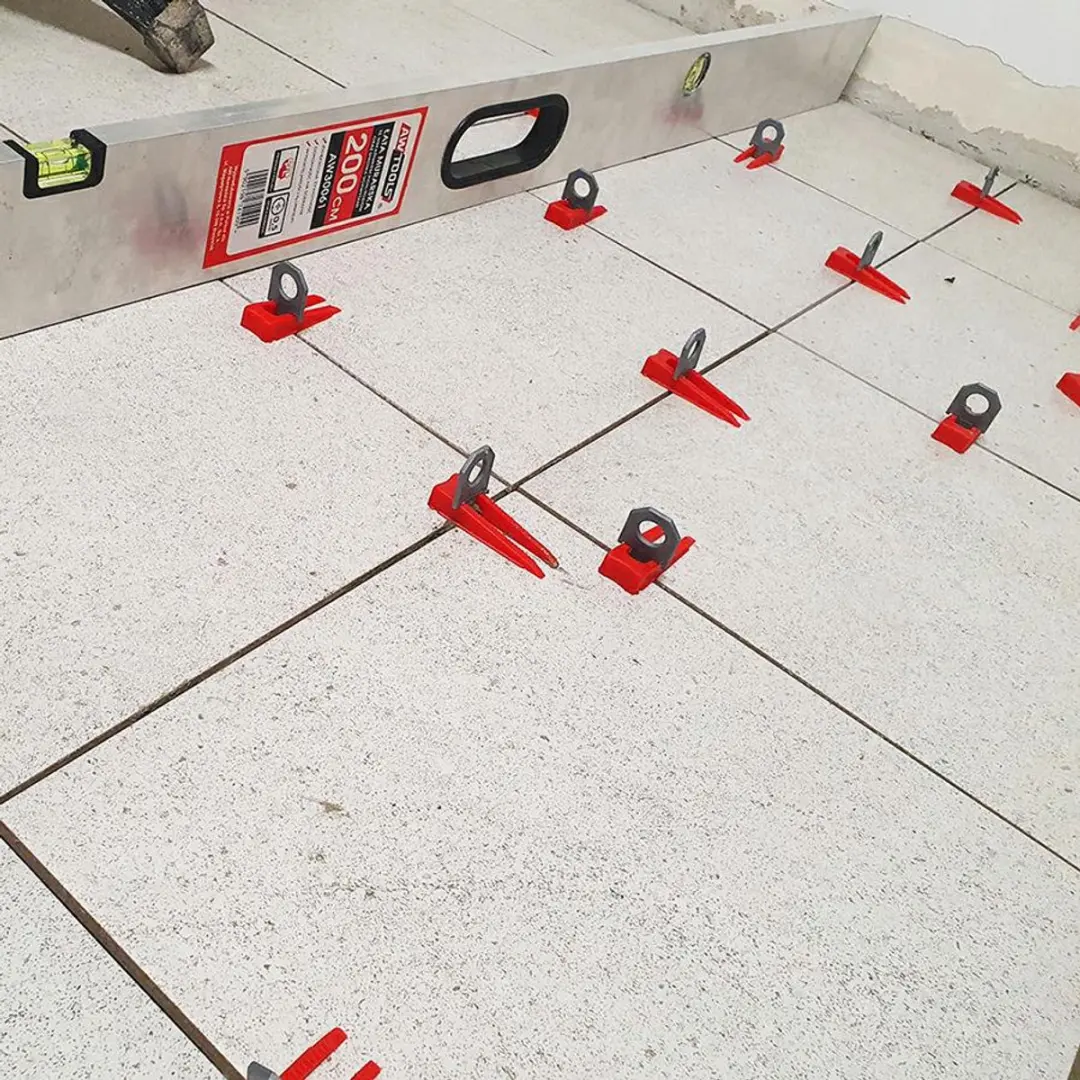 AWTools - Tegel Leveling Systeem - Standaard - 1,5mm - Klips 400 stuks