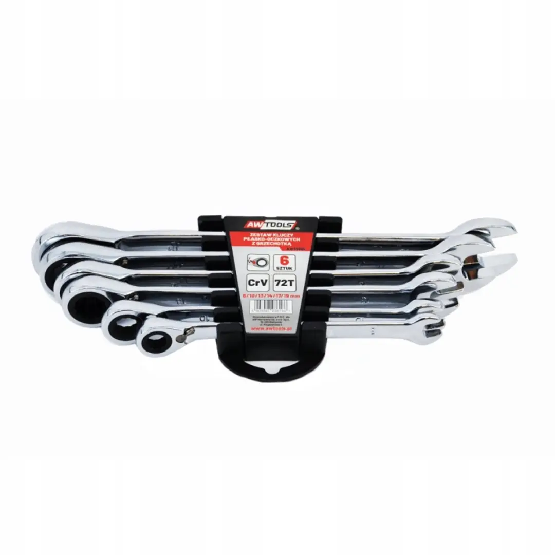 AWTOOLS Plaats-Ring-Ratelsleutel 22mm - Chroom-Vanadium Staal