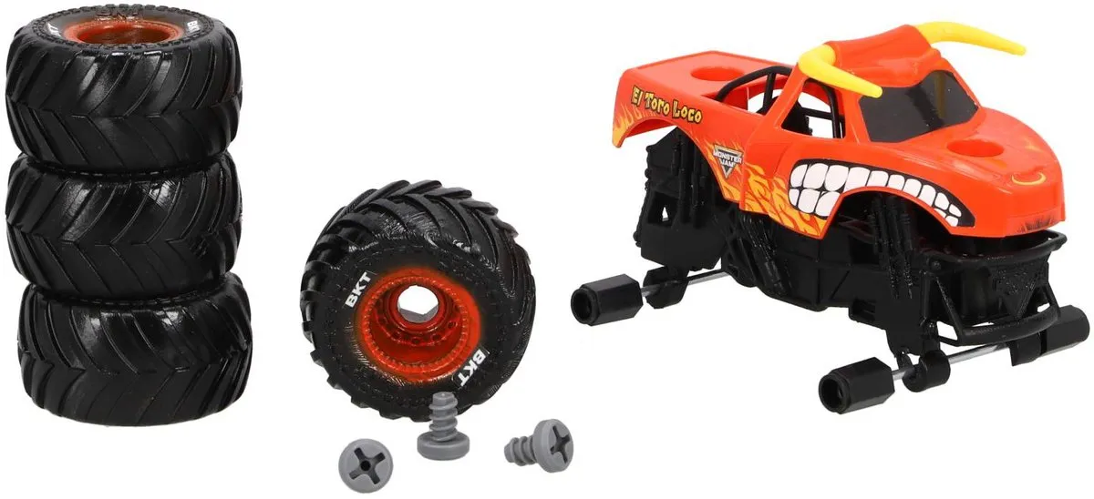 Hot Wheels Monster Jam Mechanix El Toro Loco 1:32 - Multicolor - afbeelding 2 van 2