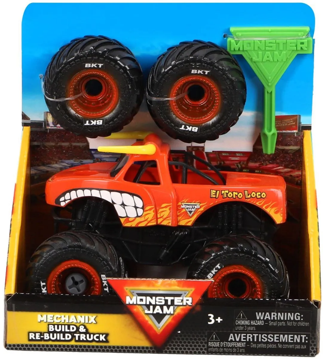 Hot Wheels Monster Jam Mechanix El Toro Loco 1:32