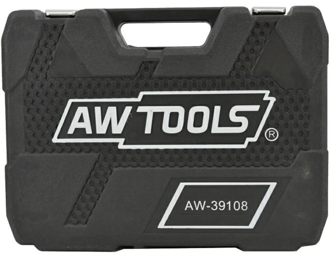 AWTOOLS Black Line Dopsleutelset 108-delig - Zwart - afbeelding 2 van 6
