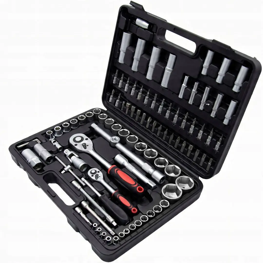 AWTOOLS Black Line Dopsleutelset 108-delig - Zwart - afbeelding 4 van 6