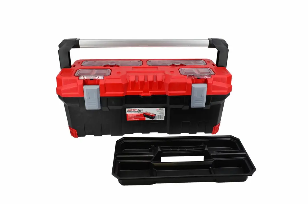AWTOOLS 30 Serie AW30514 Gereedschapskist 75x30x30cm - Zwart/Rood