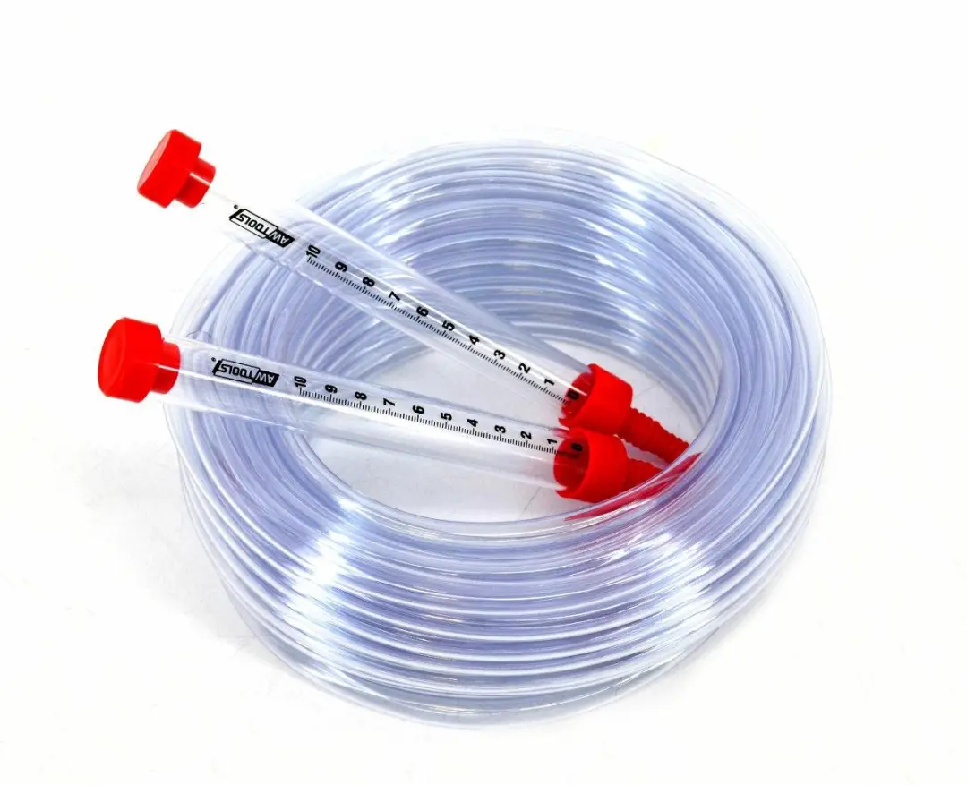 Awtools - Waterpas met Slang - 20m - PVC - Doorzichtig