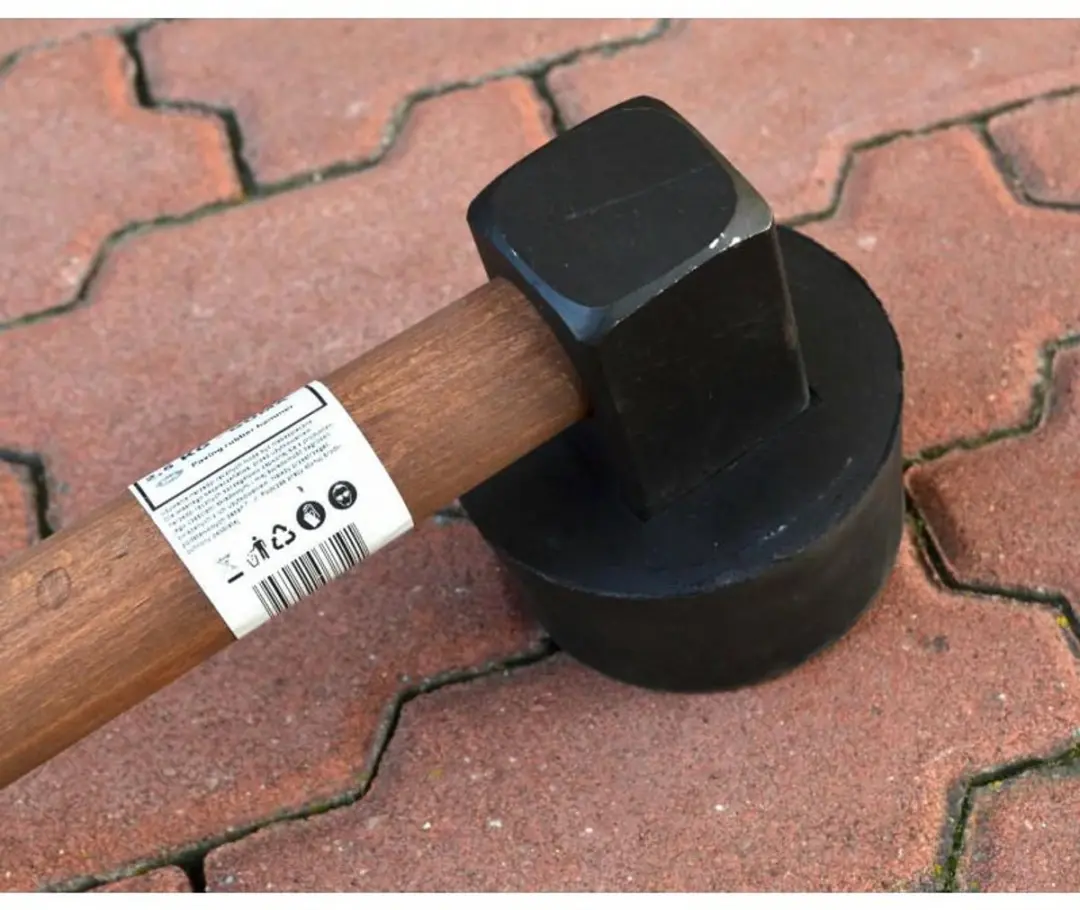 Awtools - Straathamer - 1,5KG - Vulcaniseer Gummi Omhulling - Ergonomisch