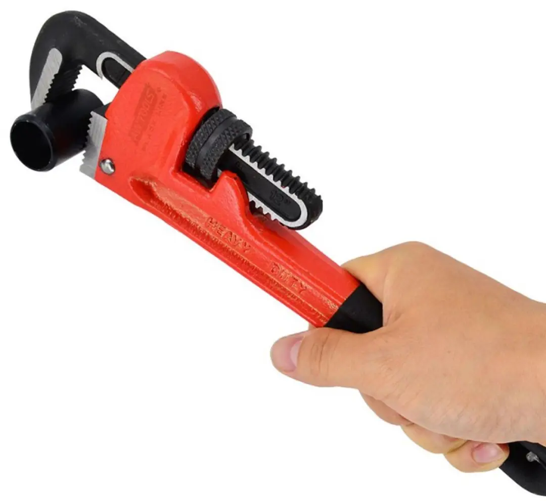 AWTOOLS Black Line AW31404BL Verstelbare Pijpsleutel 450mm - CrV Staal