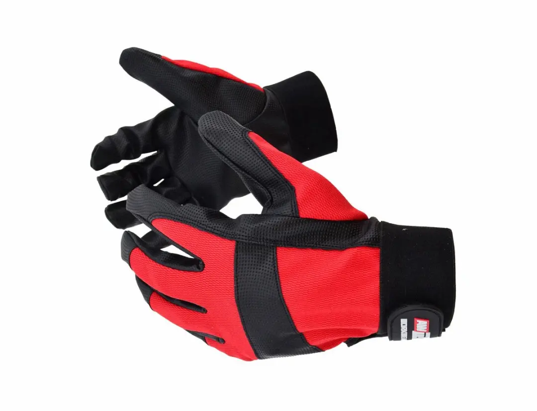 AWTools Werkhandschoenen Maat 11/XXL - Zwart/Rood