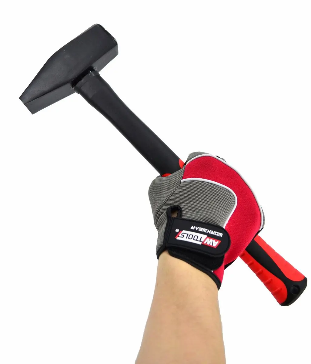 AWTOOLS Pro Serie Werkhandschoenen 10/XL - Grijs/Zwart