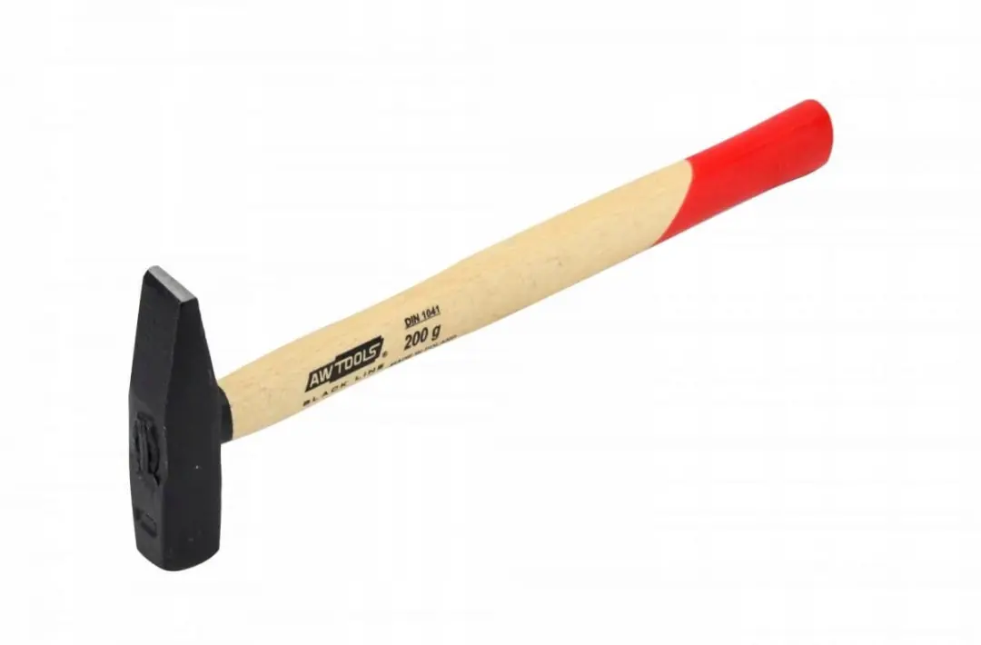 AWTOOLS Beitelhamer 0,2 kg Houten staal BLACK LINE